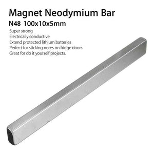 Neodymium Bar/Strip Magnet 100x10x5mm (1Pc) *N48*