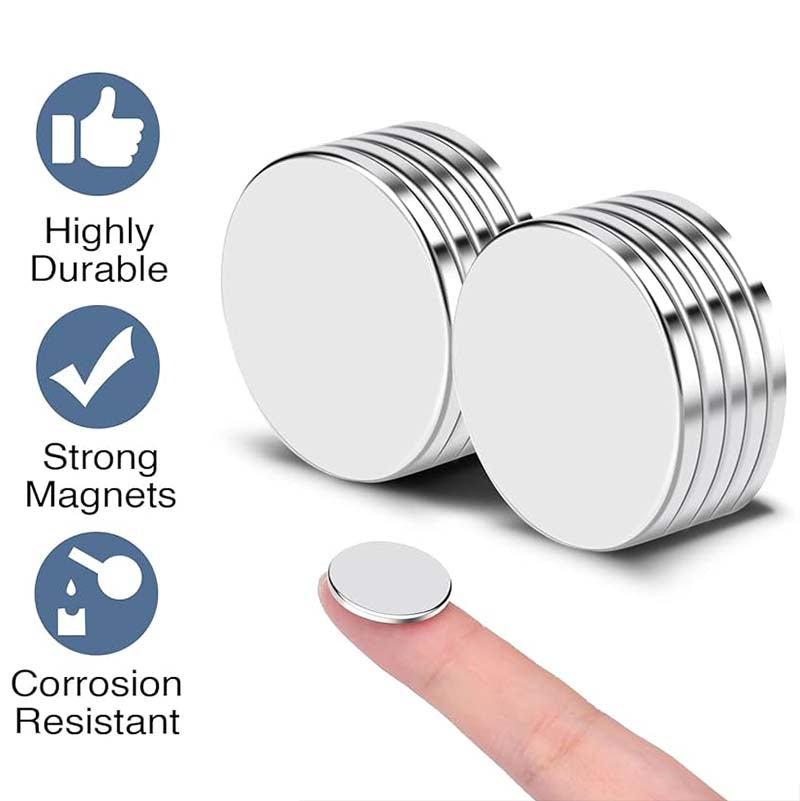 N42 Neodymium 12x1mm Small Round Disk (10Pcs) in Sri Lanka