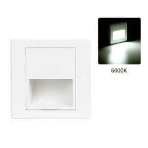 LED Recessed Wall Lamp Warm White 3W