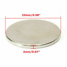 Neodymium Disc Magnet 25mm x 2mm *N38*