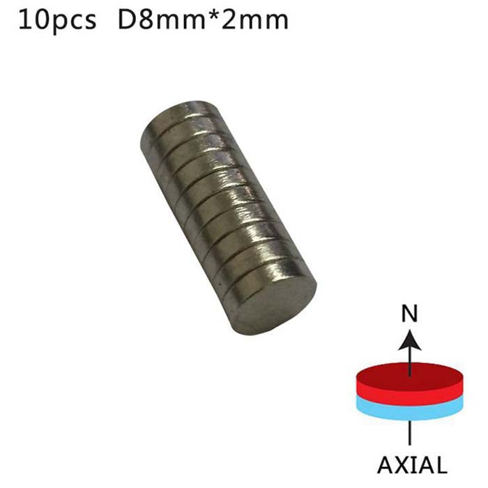 Neodymium 7x1.5mm Small Disc 10Pcs in Sri Lanka