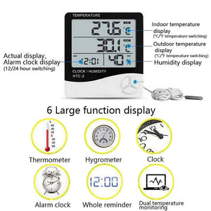 Indoor & Outdoor Thermometer Hygrometer (Wired)