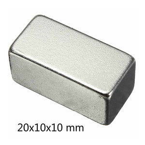 Neodymium Cuboid Block Magnet 20x10x10mm