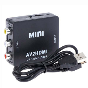 RCA AV/CVSB L/R Video to HDMI-compatible AV Scaler