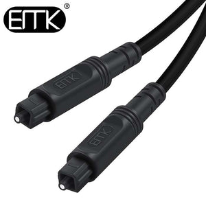 EMK Digital Audio Optical Fiber Cable TOSLINK SPDIF