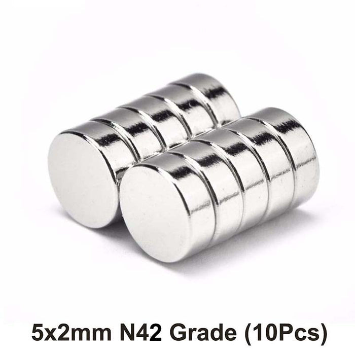 Neodymium Disc Magnet 5x2mm (10Pcs) *N45*