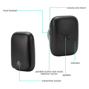 Cordless Doorbell Plug-in Remote Bell