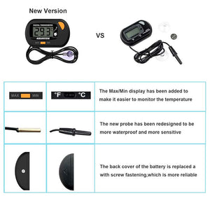 Aquarium/Fridge Thermometer, Waterproof Sensor