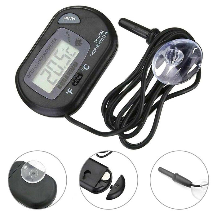 Aquarium/Fridge Thermometer, Waterproof Sensor