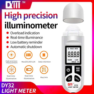 DY32 Digital Light Meter 0~200000 Lux
