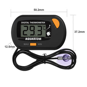 Aquarium/Fridge Thermometer, Waterproof Sensor