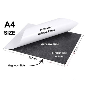 Self-Adhesive Magnetic Sheet (Sticker) A4