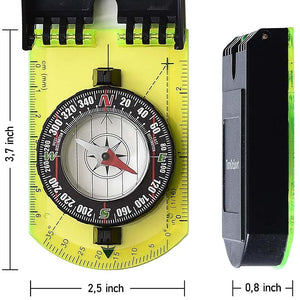 Navigation Compass with Sighting Mirror
