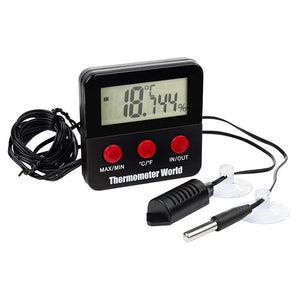 Greenhouse & Farm Thermometer Hygrometer with External Probes