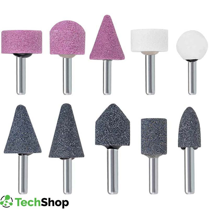 Grinding Set Grinding Stone Set for Rotary Tool 10Pcs in Sri Lanka – TechShop.LK