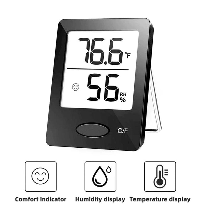 Mini Indoor Thermometer & Humidity Meter