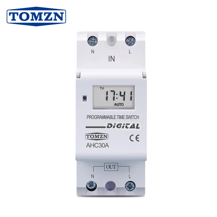 TOMZN MCB Box Mounted Programmable Timer Switch