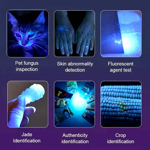 Alonefire Mini 365nm UV Flashlight for Detection