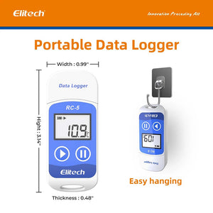 Elitech RC-5 Mini USB Temperature Data Logger / Recorder