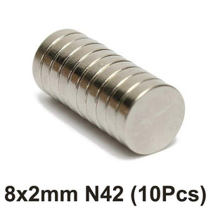 Neodymium Magnet 8x2mm Small Disc 10Pcs *N42*