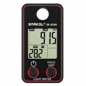 SNAKOL SK-8200 Portable Digital Lux Meter