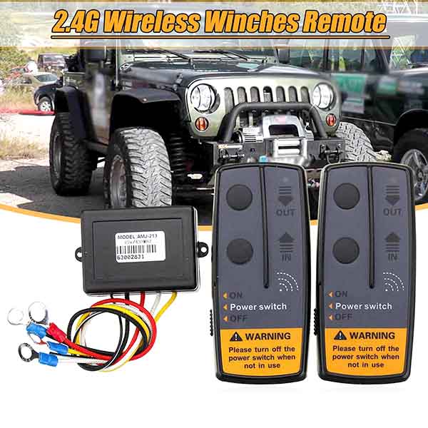 Winches Wireless Remote Control Kit 2.4G 24V