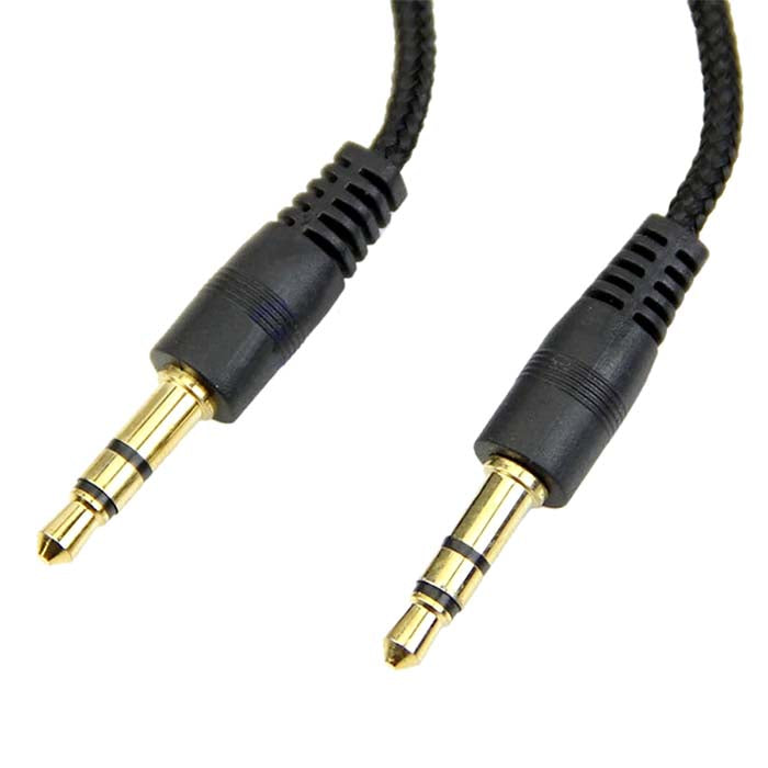 3.5mm Male to 3.5mm Male Aux Extension Cable