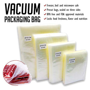 Vacuum Sealer Bags Food Grade 60KPA 25Pcs