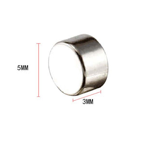 Neodymium Magnet 5mm x 3mm Small Round Disk (10Pcs)