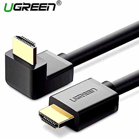 Ugreen 90° Angle HDMI to HDMI Cable Compatible 4K & 3D