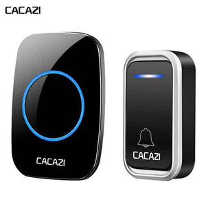 CACAZI Battery Operated Remote Doorbell