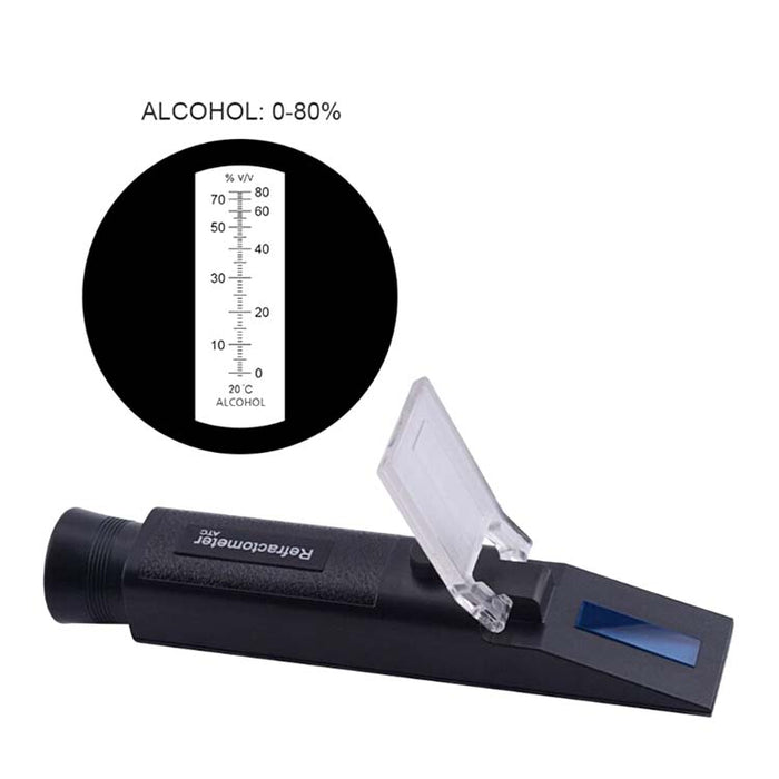 Alcohol Refractometer ATC 0~80%
