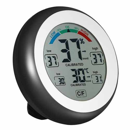 Multi-functional Digital Thermometer Hygrometer with Touch Screen