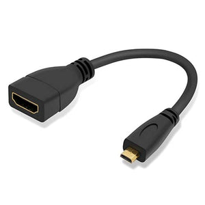 Micro HDMI to HDMI Female Adapter Cable