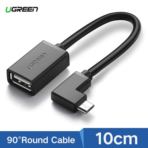 Ugreen USB 2.0 A Female to Micro B Male OTG 90° Angle Cable