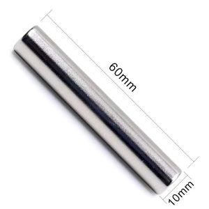 Magnetic Round Cylinder Magnet, Poles on The Sides 10x60mm