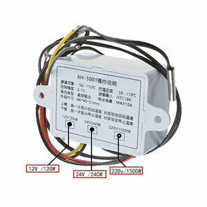 Temperature Thermostat Incubator Control XH-W3001
