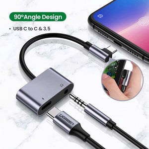 UGREEN USB-C to USB-C + 3.5mm Audio Converter