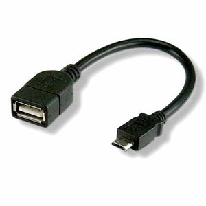 USB A Female to Micro USB Cable (Angle or Straight)