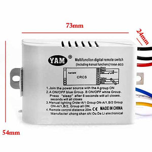 Wireless Remote Control Switch ON/OFF 5A 230V