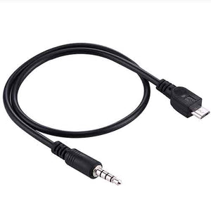 Micro USB (Male) to 3.5mm (Male) Aux Jack Audio Cable 40cm