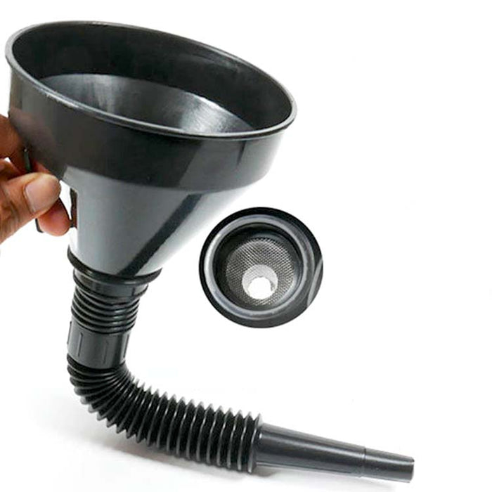 Fuel Funnel with Flexible Spout with Filter