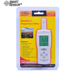 SMART SENSOR Digital Temperature & Humidity Meter